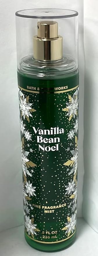 Bath and Body Works Holiday Traditions Vanilla Bean Noel Fine Fragrance Mist, 8.0 Fl Oz-BrightBean Baby
