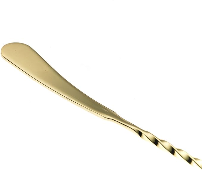 Barfly Standard Bar Spoon, Japanese Style 17 1/8" (43.5 Cm), Gold
