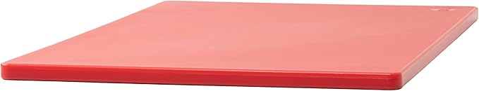 Winco Cutting Board, 12 by 18 by 1/2-Inch, Red