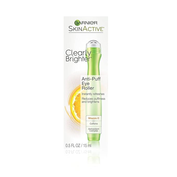 Garnier SkinActive Clearly Brighter Anti-Puff Eye Roller 0.5 oz (Pack of 3)-BrightBean Baby