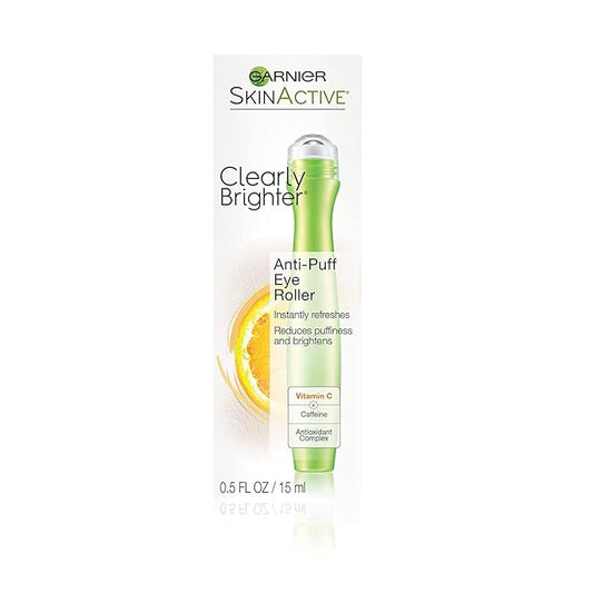 Garnier SkinActive Clearly Brighter Anti-Puff Eye Roller 0.5 oz (Pack of 3)-BrightBean Baby
