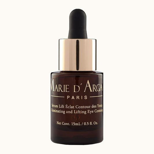 Marie d'Argan Eye Contour Serum for dark circles and puffiness, with Hyaluronic Acid, Ginseng and Hibiscus Anti-wrinkle, Repairs Bags under eyes, iluminates skin, firming effect, 15 ml,-BrightBean Baby