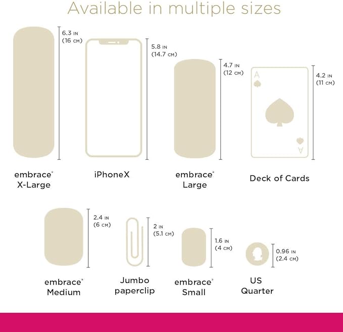 Embrace Active Scar Defense for New Scars, FDA-Cleared Silicone Scar Sheets, 2.4 Inch, Medium, 60 Day Supply (Recommended Treatment)-BrightBean Baby