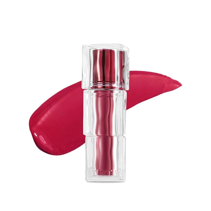 TIRTIR [*Mini Size Waterism Tinted Lip Gloss #19 Bad Rosy, 0.06 Fl Oz – Kiss Ready Lipgloss, 12H Long Lasting Non Sticky Natural Tinted Glow Korean Multiuse Cheek and Lip Tint for Women gift-BrightBean Baby