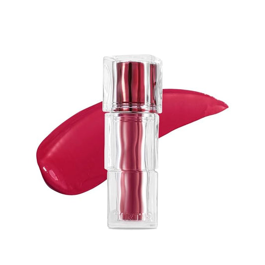 TIRTIR [*Mini Size Waterism Tinted Lip Gloss #19 Bad Rosy, 0.06 Fl Oz – Kiss Ready Lipgloss, 12H Long Lasting Non Sticky Natural Tinted Glow Korean Multiuse Cheek and Lip Tint for Women gift-BrightBean Baby
