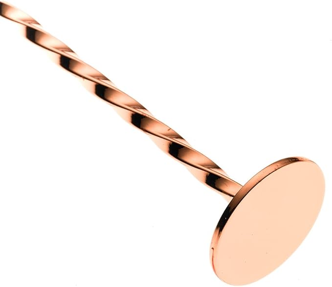 Barfly Muddle Bar Spoon, Muddler 15 3/4" (40 cm), Copper