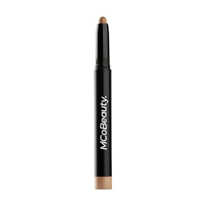 MCoBeauty Eyeshadow Stick, Matte, Caramel, Highly Pigmented, Built-in Sharpener, Vegan, Cruelty Free Cosmetics-BrightBean Baby
