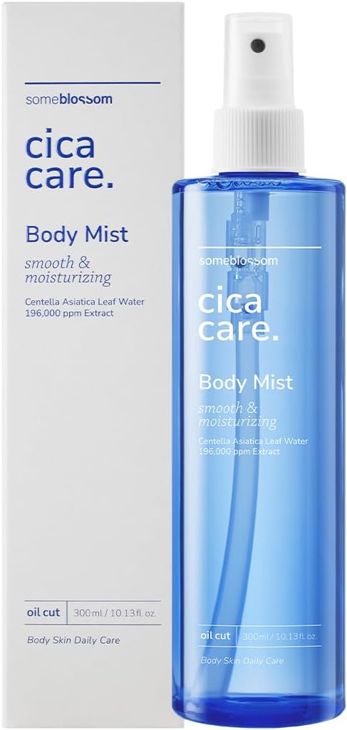 Body Mist Spray Soothing & Moisturizing (10.14 Fl Oz / 300ml), CICA, AHA, PHA, Niacinamide, Hyaluronic Acid Complex for Body, pH ballanced for Sensitive Skin, Korean Skincare-BrightBean Baby