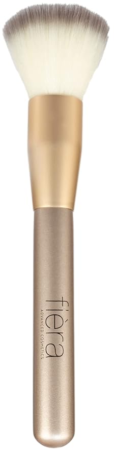 Fièra Finishing Powder Brush - Custom Facial Brush for Loose Powder - Quick & Easy Application - Lightweight & Easy to Clean - Pairs Perfectly with Fièra HD Matte Finishing Powder-BrightBean Baby
