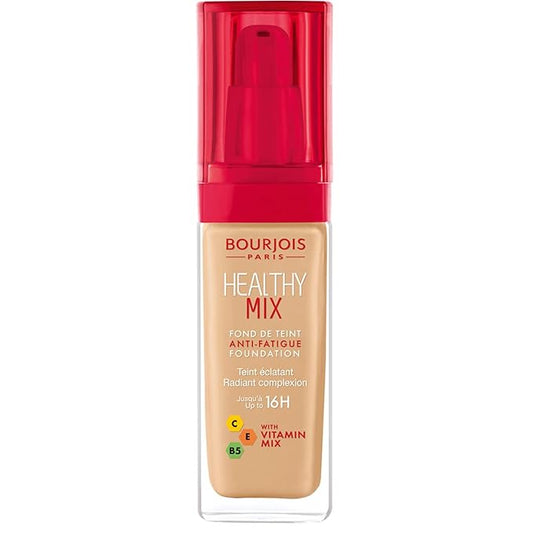 Bourjois Healthy Mix Anti-Fatigue Medium Coverage Liquid Foundation 53 Light Beige, 30ml, 29199601053-BrightBean Baby