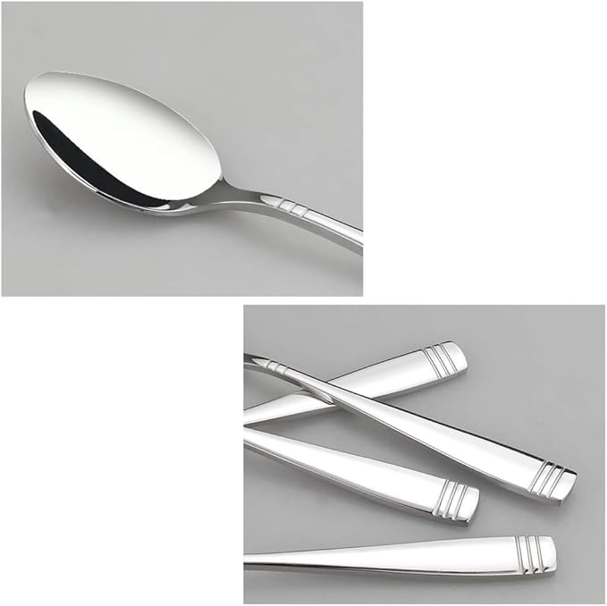 12 Pieces Small Stainless Steel Spoons, Stainless Steel Teaspoon Set