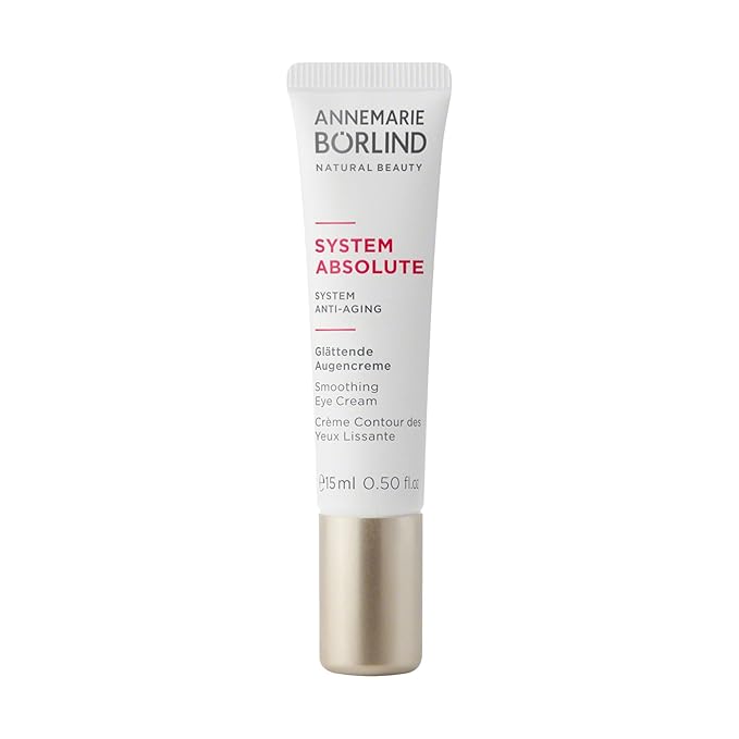 ANNEMARIE BÖRLIND - SYSTEM ABSOLUTE Smoothing Eye Cream - Vitamin C, Darutoside and Caffeine Eye Wrinkle Smoothing - Tones, Plumps, and Rejuvenates - 0.5 Fl Oz-BrightBean Baby