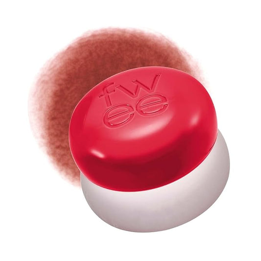 Lip&Cheek Blurry Pudding Pot | Reddish Moment - Fav | Makeup Blush, Buildable Lightweight, Multi-Use Soft Matte Finish | 5g-BrightBean Baby