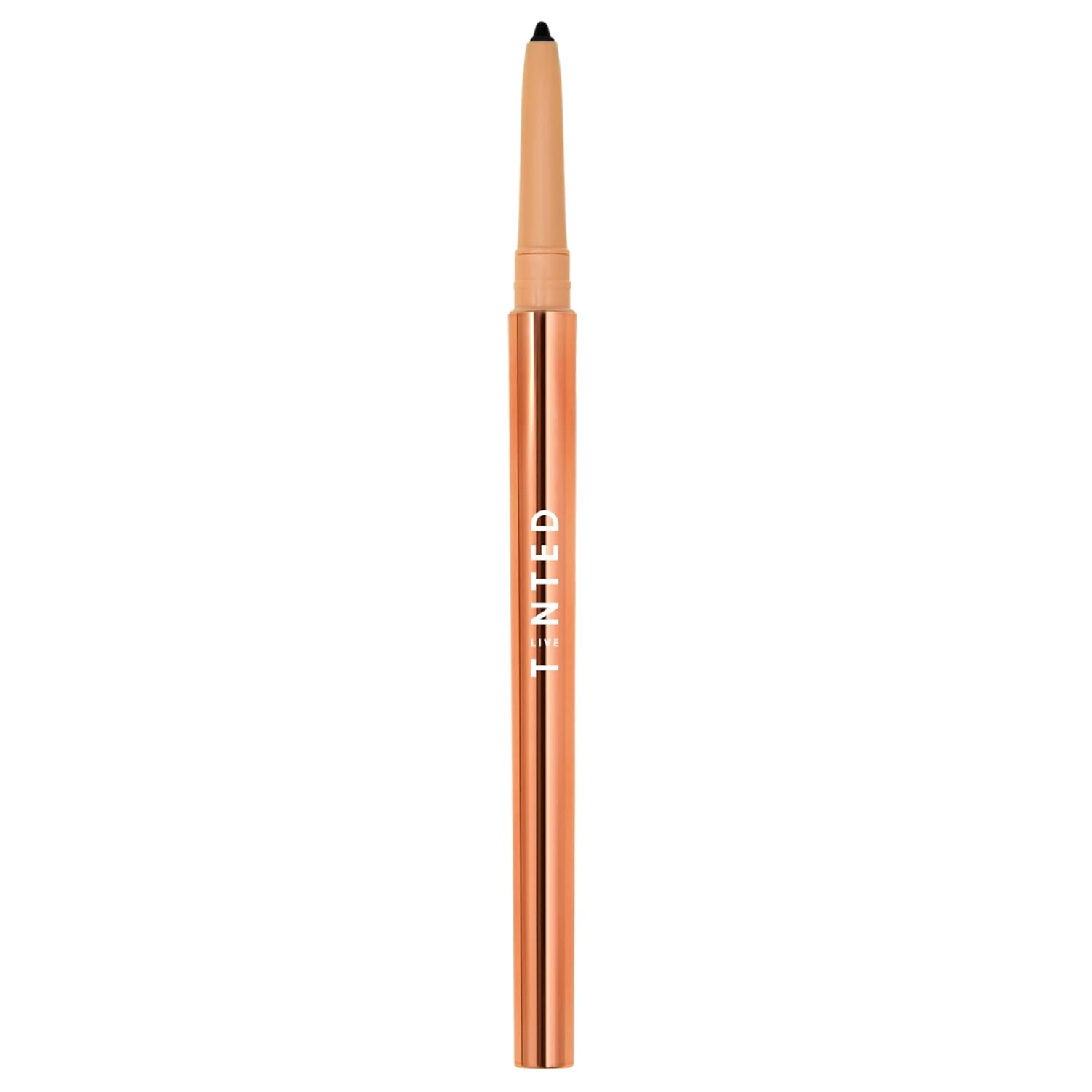 Live Tinted Hueliner Longwearing Pencil Eyeliner - Waterproof, Transfer-Proof, Long-Lasting Formula that Easily Glides On, High-Pigmented Pencil Eyeliner, 0.35g - Black-BrightBean Baby