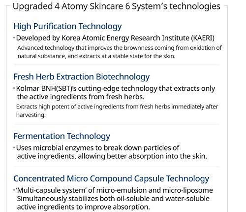 ATOMY Absolute CellActive Skincare Set 6 type-BrightBean Baby