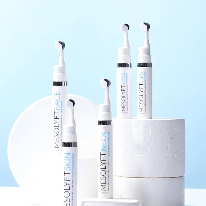 Power Combo Neck & eye Roller Brightening Face Serums for Anti-Aging Get Lip Pump's best Lip Plumper an Effectively Aging Skin Serum Multi-purpose, Eyes Neck & Décolleté Beauty Serum-BrightBean Baby