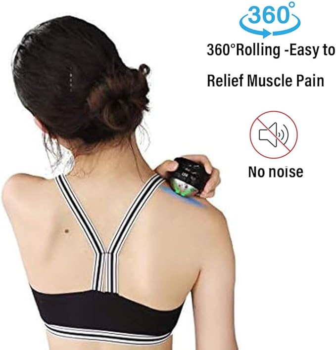 Cold Massage Roller Ball - Gifts for Men Women Teens Boys，Stays Cold for 6 Hours, Home Office Travel Essentials,Sports Fitness Relaxations Gift,Rapidly Relieve Muscle Pain and Tension-BrightBean Baby