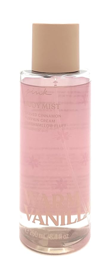 Victoria's Secret Pink Fragrance Body Mist Warm Vanilla 8.4 Fl Oz-BrightBean Baby