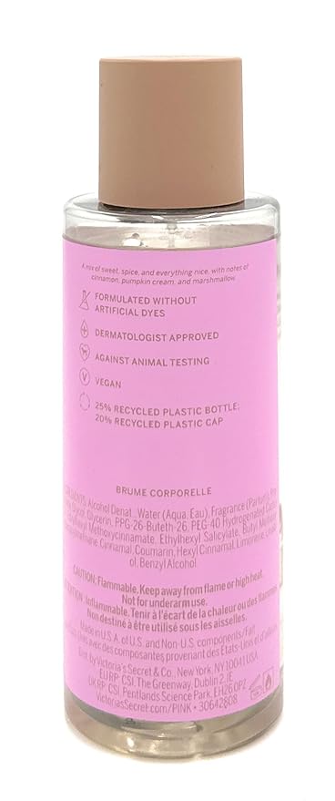 Victoria's Secret Pink Fragrance Body Mist Warm Vanilla 8.4 Fl Oz-BrightBean Baby