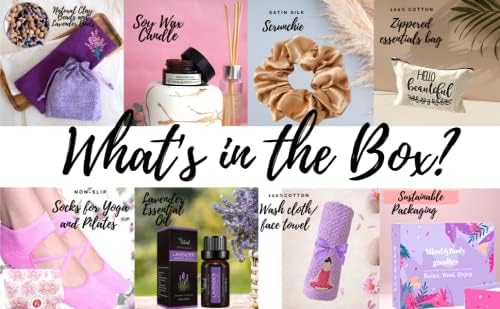 Birthday Gift Set for Women SPA Gift Set, Yoga Gift Set Relaxation Gift Basket, Birthday Gifts for Wife, Birthday Gifts for Mom, Birthday Gifts for Friend-BrightBean Baby