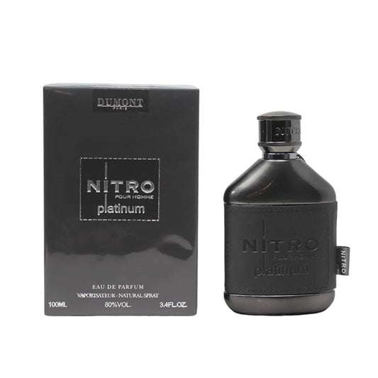 Nitro Platinum Eau De Parfum - Luxurious Fruity Amber - 3.4 Fl Oz-BrightBean Baby