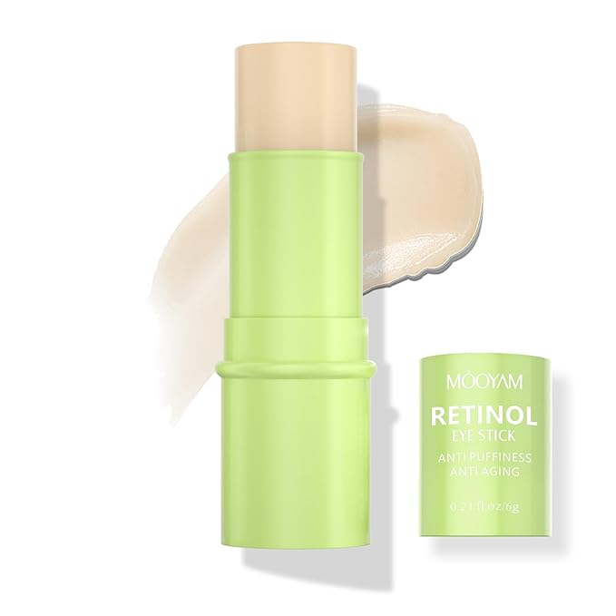 Retinol Eye Cream Brightening Eye Stick Anti-aging Eye Cream for Dark Circles and Puffiness Dark Circles Under Eye Treatment Under Eye Cream Puffy Eyes Treatment Firm Eye Bags Treatment for Men Women-BrightBean Baby