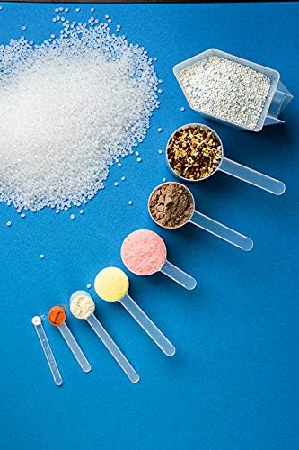 1/2 Teaspoon (2.5 mL) Long Handle Scoop for Measuring Coffee, Pet Food, Grains, Protein, Spices and Other Dry Goods (Pack of 100)