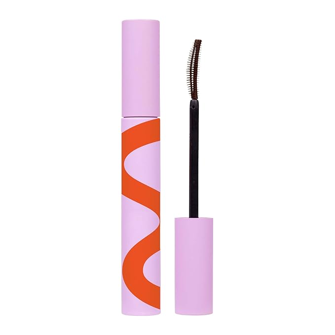 Tower 28 MakeWaves Mascara - Volumizing and Lash Lengthening Water-Resistant Mascara - No Clumping or Flaking - for Sensitive Eyes – Drift Brown-BrightBean Baby