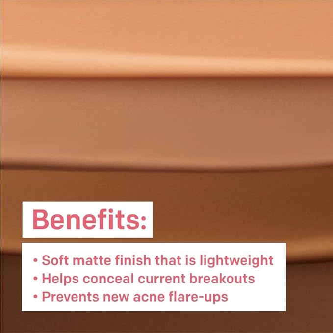 Almay Foundation, Acne Face Makeup with Salicylic Acid, Face Makeup with Skincare Ingredients, Matte Finish, Hypoallergenic, Cruelty Free, Dermatologist Tested Foundation, 100 Ivory, 1 Oz-BrightBean Baby