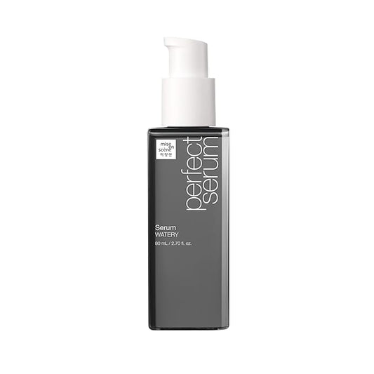 Mise En Scene Perfect Watery Serum for Hair Moisturizing - Korean Hair Argan Oils, Hair Essence for Hydrating with Citrus Scent, Derma Test Completed, 2.70 fl. Oz-BrightBean Baby
