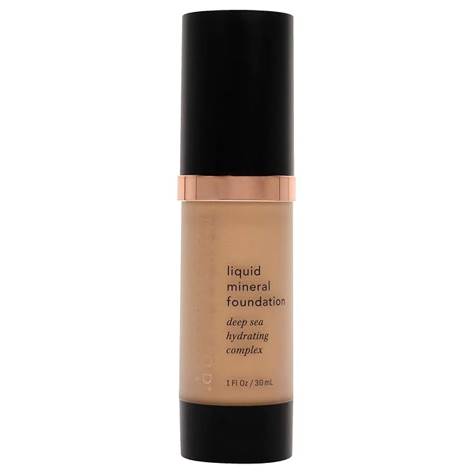 Youngblood Liquid Mineral Foundation, Sun Kissed | Lightweight, Dewy Full Coverage Makeup for Dry Skin | Poreless, Flawless Tinted Glow | Vegan, Cruelty Free, Gluten-Free-BrightBean Baby