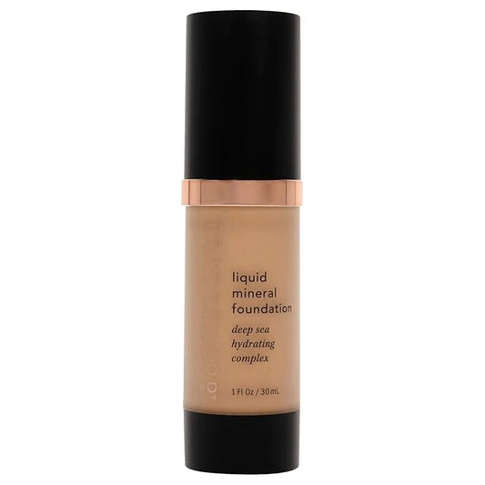 Youngblood Liquid Mineral Foundation, Sun Kissed | Lightweight, Dewy Full Coverage Makeup for Dry Skin | Poreless, Flawless Tinted Glow | Vegan, Cruelty Free, Gluten-Free-BrightBean Baby