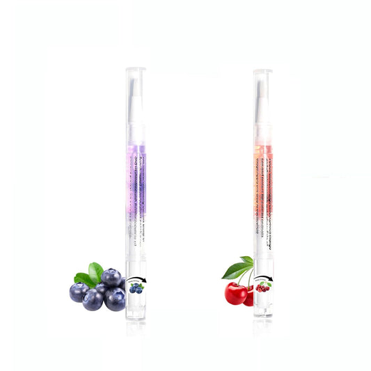 2pcs Cuticle Oil Pen Sweet Almond Nail Growth Serum and Repair Treatment Hydrating Oilfor DryCuticles and Skin CuticleBuddy Revitalize Nailswith Radiant Cosmetics' NailGrowthOil-BrightBean Baby