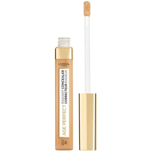 L’Oréal Paris Age Perfect Radiant Concealer with Hydrating Serum and Glycerin, Ivory Beige-BrightBean Baby