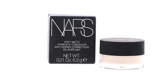 NARS Soft Matte Complete Concealer Chantilly - for fair skin with neutral undertones, Natural, 0.21 Ounce (Pack of 1), C-NA-062-03-BrightBean Baby
