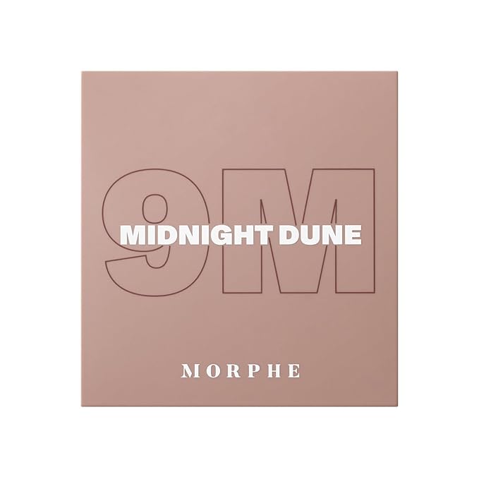 Morphe 9M Midnight Dune Artistry Palette - Cool-Toned Makeup Palette with Matte and Shimmer Finishes - Highly Pigmented Eye Makeup with a Blendable & Buildable Formula (0.35 oz)-BrightBean Baby
