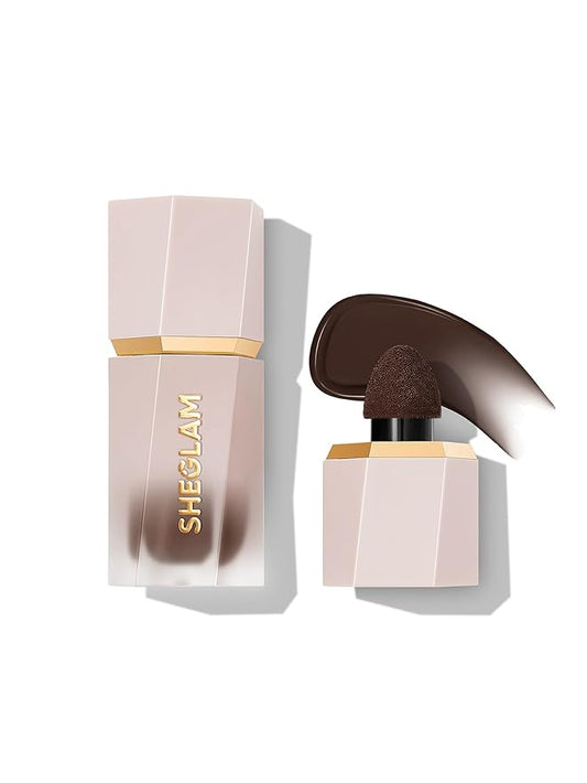 SHEGLAM Sun Sculpt Cool Toned Liquid Contour Stick Long Lasting Cream Bronzer Makeup - Camel Suede-BrightBean Baby