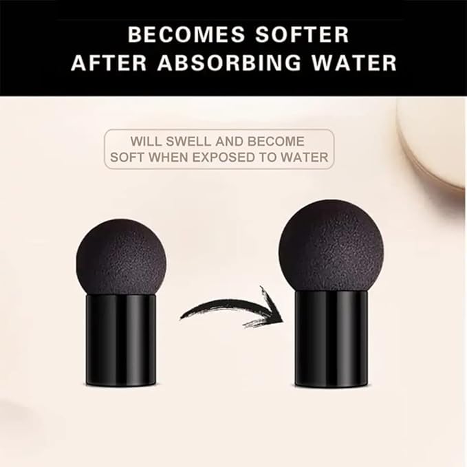 OCHEAL Mushroom Head Air Cushion BB Cream Foundation Cream for Face Makeup Concealer Cushion for Face Comestics Make Up Cushion Compact Natural-BrightBean Baby