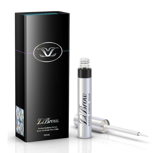 LiBrow Purified Eyebrow Physician-Formulated Serum for Fuller & Thicker Looking Eyebrows | Natural Eyebrow Enhancer Safe for Sensitive Skin | 90-Day Supply (3ml)-BrightBean Baby