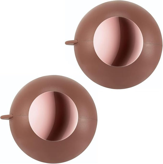 Washable Reusable Gel Lint Roller for Pet Hair, Tecogue Portable Dog Cat Pet Hair Remover for Clothes, Laundries, Sticky Cleaner, Dust Fuzz Fur for Travel Household (Maroon-2pcs)-BrightBean Baby