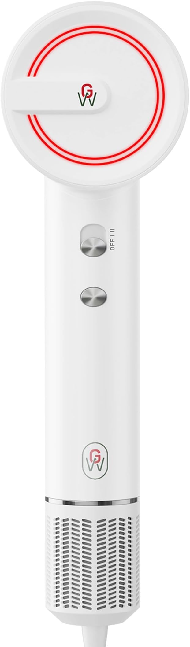 GroWell Ionic Hair Dryer, High-Speed Brushless Motor Professional Blow Dryer for Fast Drying, Low Noise, Lightweight, Compact Hair-Dryer with Diffuser for Curly Hair (2 Pack)-BrightBean Baby