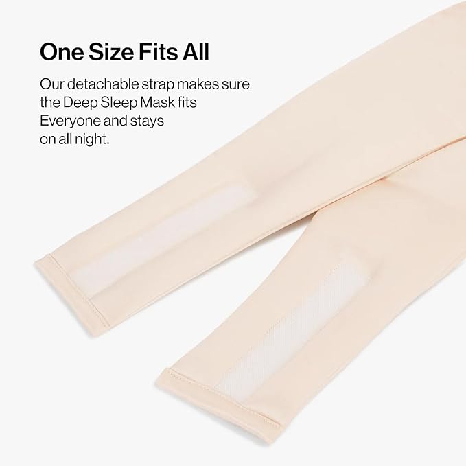 Dore & Rose Deep Sleep Mask Light Blocking, 23 Momme Mulberry Silk Eye Mask, Ultra Soft, Adjustable - Travel Sleeping Mask for Men & Women - Champagne-BrightBean Baby