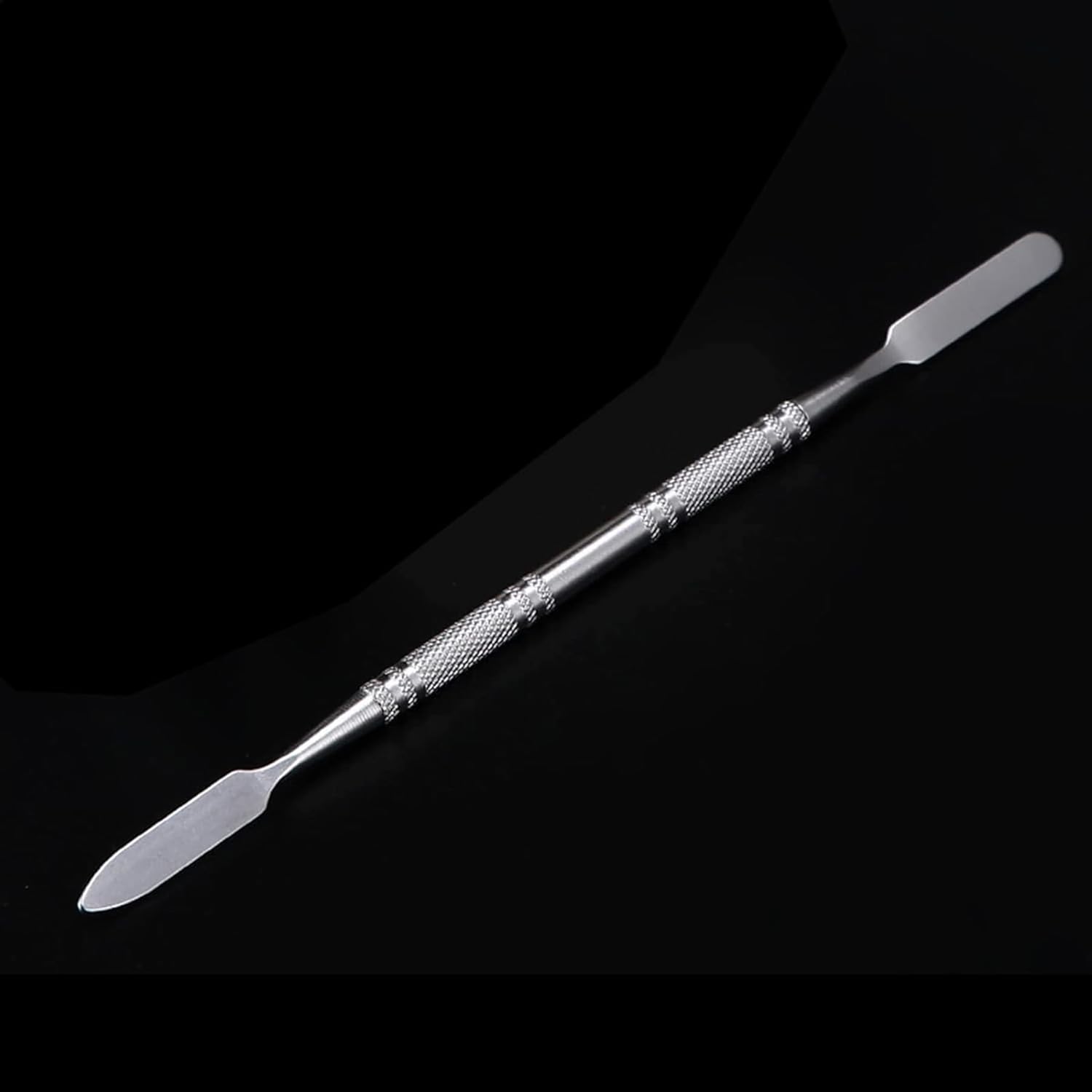 2 Pcs Resin Nail Palette Nail Polish Palette Nail Art Palette with Stainless Stirring Rod (Gray and Purple)-BrightBean Baby