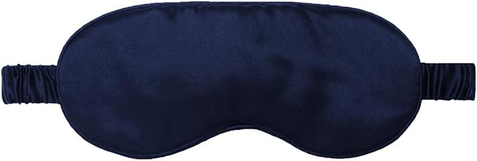 Silk Sleep Mask Light Blocking Luxury 100% Mulberry 19mm Silk Eye Mask Eye Cover Blindfold Ultra Soft Light & Comfy Anti Aging Skin Care with Travel Bag Gift Package-BrightBean Baby