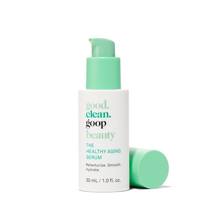 good.clean.goop beauty The Healthy Aging Serum | Facial Serum with Tranexamic Acid, Shikimic Acid & Goji Berry Oil | Serum to Help Smooth Wrinkles and Fine Lines | Anti-Aging Serum | Vegan | 1 Fl oz-BrightBean Baby