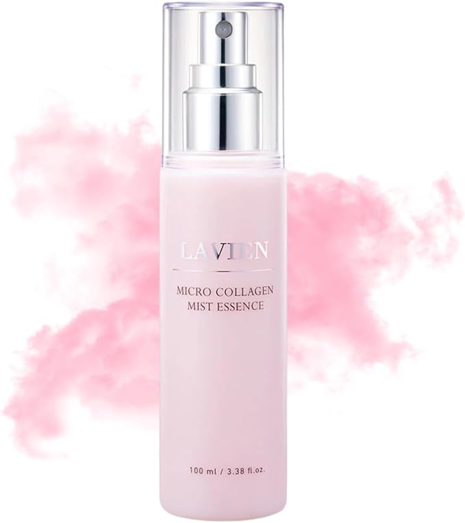 Lavien Micro Collagen Mist Essence - Hydrating Facial Spray, Redness and Smooth Skin - Suitable All Skin Types - 3.38 Fl Oz Bottle-BrightBean Baby