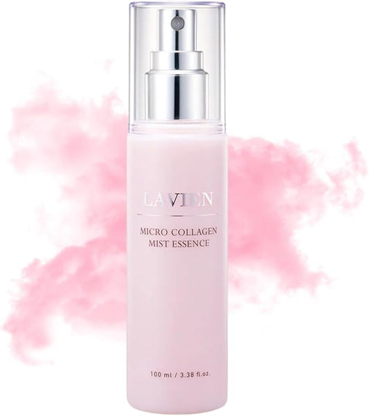 Lavien Micro Collagen Mist Essence - Hydrating Facial Spray, Redness and Smooth Skin - Suitable All Skin Types - 3.38 Fl Oz Bottle-BrightBean Baby