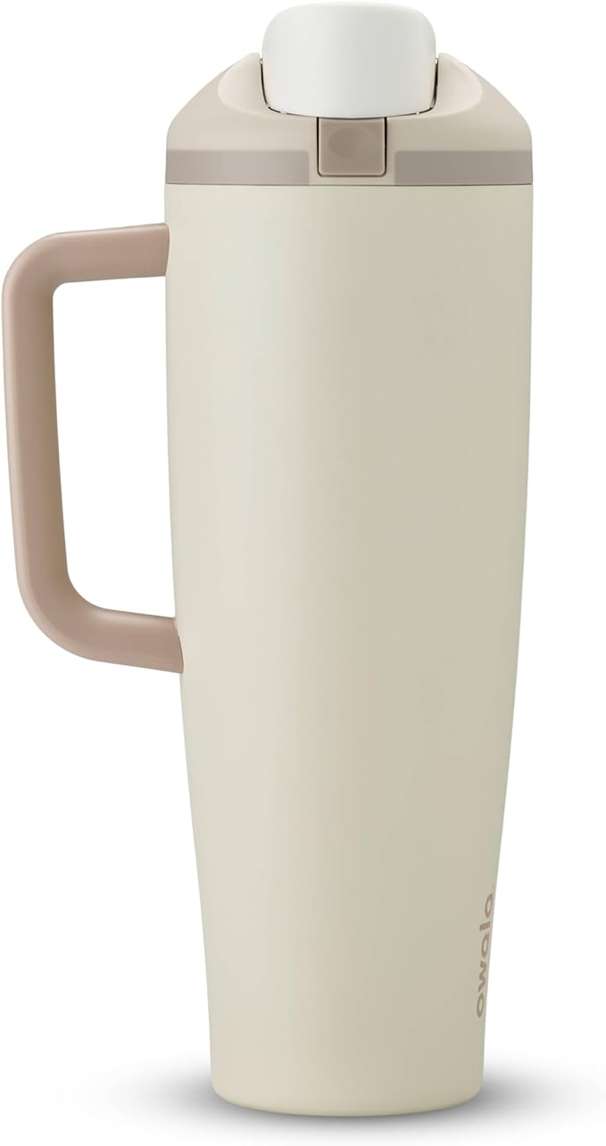Owala FreeSip Tumbler - Stainless Steel - 40-oz. - Tan (Lightly Toasted) (Pack of 6)
