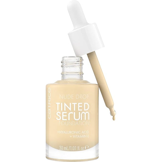 Catrice | Nude Drop Tinted Serum Foundation | Lightweight, Hydrating, Buildable Coverage | Enriched with Hyaluronic Acid & Vitamin E | Vegan & Cruelty Free (002N)-BrightBean Baby