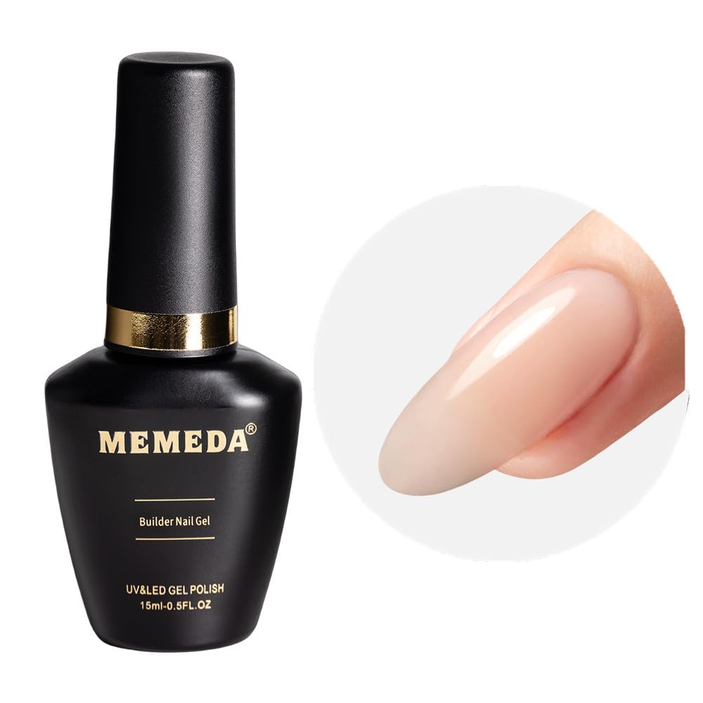 Builder Nail Gel, 7-in-One Clear Builder for Nails, LED Lamp Cured Color Strengthener Thickening Extension Rhinestone Glue Gel Polish in a Bottle for DIY Home Salon Gift-BrightBean Baby